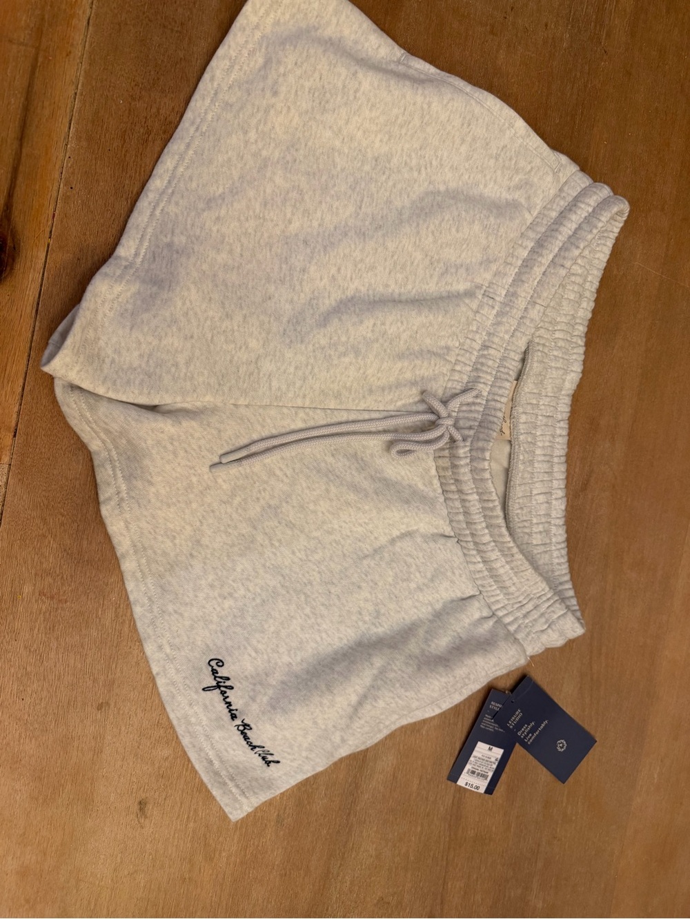 Universal Thread Light Gray Athletic Drawstring Shorts
